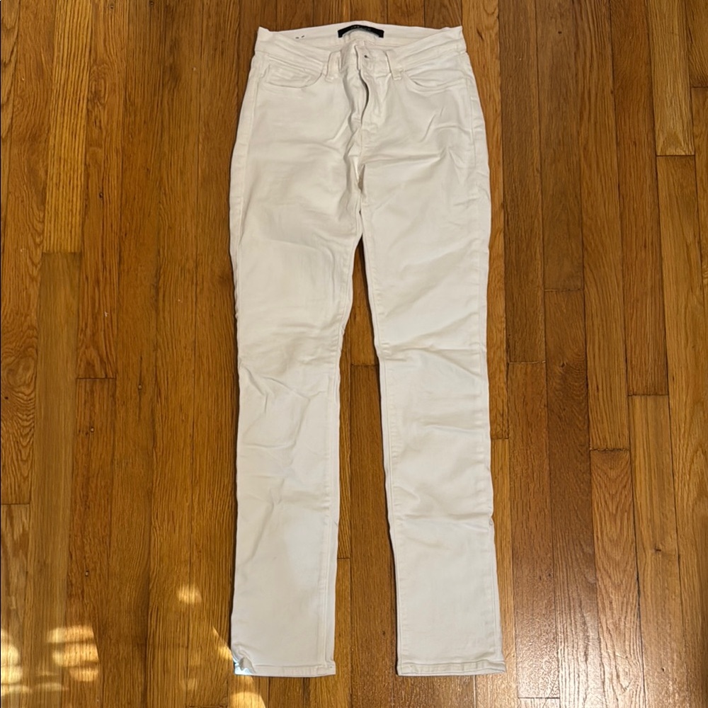 J Brand Off-White Denim Pants